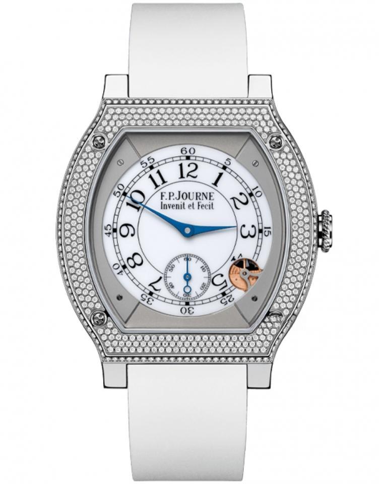 élégante 48mm titanium set with diamonds